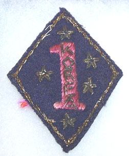 1st Marine Division Korea Bullion Patch