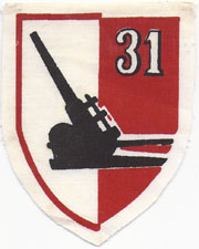 3rd Division 31st Artillery Patch SVN ARVN