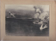 WWII Japanese Propaganda Photo Of Battle Of Indonesia / Java Sea