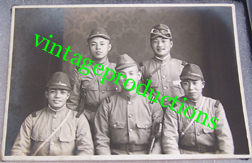 WWII Era Japanese Army Drivers Group Photo