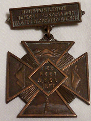 156th Infantry Regiment NYSV Mountain Region Medal / Badge