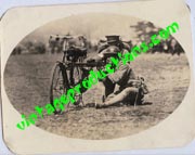 Japanese Army Bicycle Mounted Machine Gun Photo