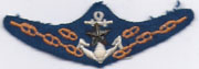 Japanese Army Landing Craft Operators Wing / Badge