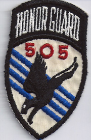 505th Airborne Infantry Regiment Honor Guard  Pocket Patch