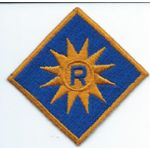 California State Reserve Gold Border Patch