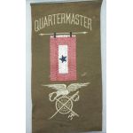 Quartermaster Corps Son In Service Wool Flag