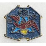 ASMIC WWII - Occupation Period Theatre Made 581st AAA Bn Di
