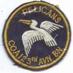 Company A 123rd Aviation Battalion PELICANS Pocket Hanger Vietnam