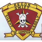 Vietnam Era US Marine Corps A Company 3rd Force Recon Back Patch.