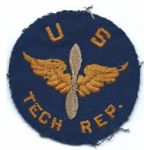 ASMIC WWII AAF Tech Rep Theatre Made Patch