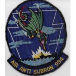 1950's-1960's US Navy Air Anti-Submarine Squadron 934 Squadron Patch
