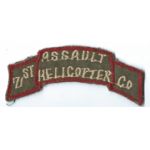 Vietnam 71st Assault Helicopter Company Scroll
