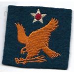 WWII AAF 2nd Air Force Patch On Felt
