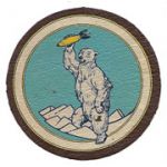 WWII Army Air Forces Cold Weather Test Detachment Alaska Leather Squadron Patch