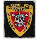 Vietnam US Marine Corps 3rd Recon Battalion Japanese Made Patch