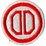 WWII 31st Division White Border Patch