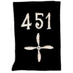 WWI 451st Aero Squadron Enlisted Patch