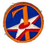 WWII AAF 7th Air Force Patch