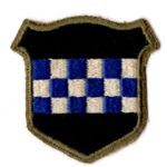 WWII 99th Division Blue Square First Variant Patch