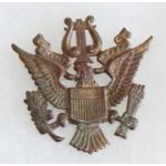 WWI US Military Academy West Point Band Cap Badge