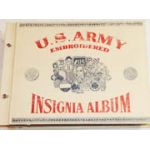 WWII Complete Army Embroidered Insignia / Patch Album