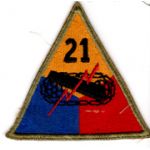 WWII 21st Armor Division Patch