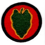 WWII 24th Division Patch
