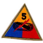 WWII 5th Armor Division Patch