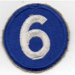 WWII 6th Corps Patch