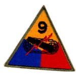 WWII 9th Armor Division Patch