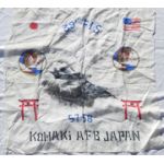1950's US Air Force 39th Fighter Interceptor Squadron Hand Painted Silk Flag