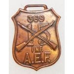 WWI 15th Regiment 369th Infantry AEF Watch Fob