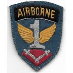 WWII - Occupation 1st Allied Airborne German Made Bullion Patch