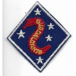 WWII US Marine Corps 2nd Division 1st Type Patch On Twill
