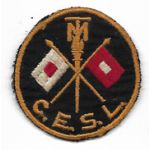WWII Massachusetts Institute Of Technology Signal Corps CESL Shoulder Patch