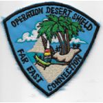 Far East Connection Operation Desert Storm Theatre Made Patch