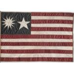 WWII CBI Themed Variant Leather US Flag Back Patch