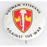 MACV Vietnam Veterans Against The War Pin Back