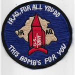 US Navy Hey Iraq This Bombs For You Tour Patch