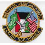 LKA-115 USS Mobile Operation Desert Shield Cruise Patch