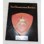 Vietnam US Marine Corps 3rd Recon Battalion Presentation Plaque