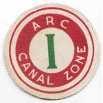 WWII American Red Cross Canal Zone Patch