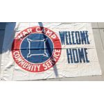 WWII War Camp Community Service Welcome Home Flag