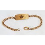 WWII Aircraft Warning Service Identified Dec 7th, 1941 Patriotic / Sweetheart Bracelet