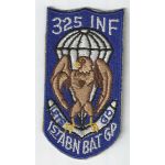 1950's-60's 1st Airborne Battle Group 325th Infantry Pocket Patch