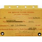 WWI Air Service Flying School San Diego Motorcycle License