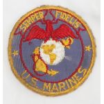 WWII US Marine Corps Mirror Patch
