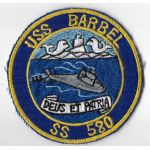 1960's US Navy SS-580 USS Barbel Japanese Made Submarine Patch