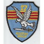 Vietnam 17th Aviation Group Japanese Made Pocket Patch