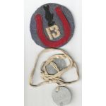 WWI M Company 44th Infantry 13th Division Insignia Set